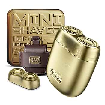 Amazon | yoose メンズ 電動 シェーバー miniシリーズ Gold